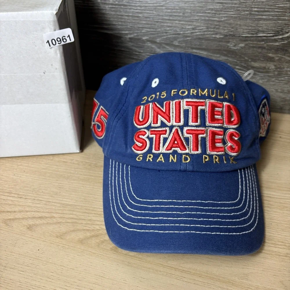 United States Grand Prix Hat Cap Strap Back Formula 1 Racing Austin Texas 2015